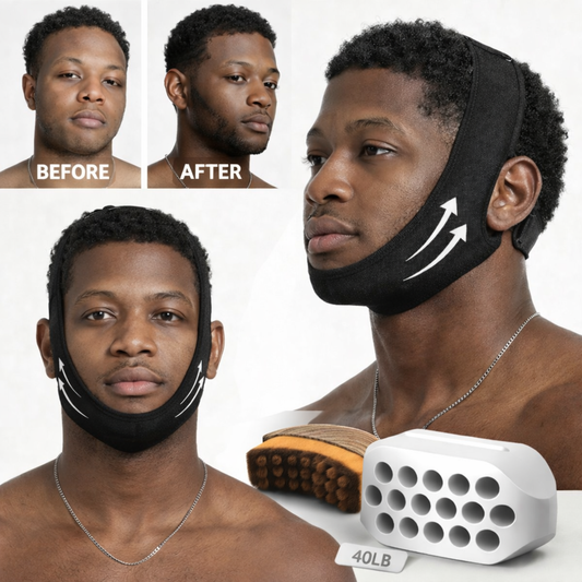 Kai's Ascension Bundle (Jaw Trainer, Lymphatic Drainage Brush + Facial LIFT Mask - FULL FACIAL SET)